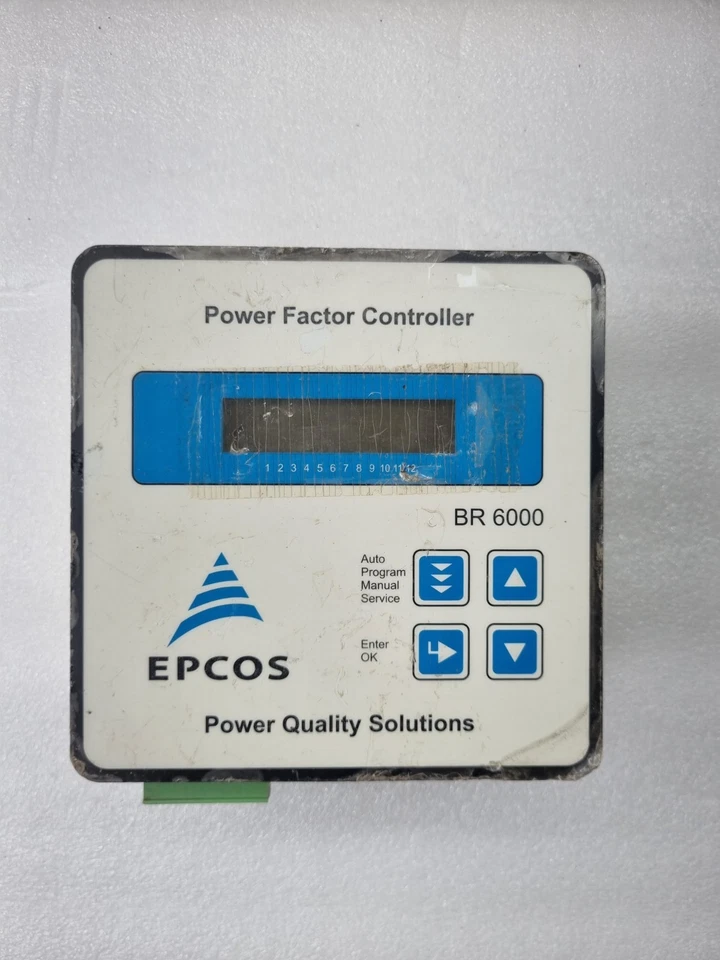EPCOS BR 6000 POWER FACTOR CONTROLLER | POWER QUALITY SOLUTIONS (USED CONDITION)